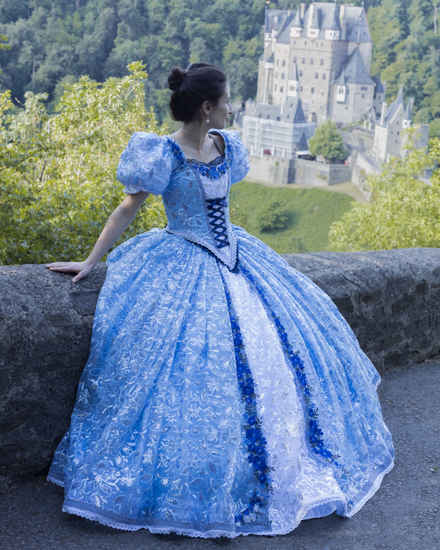 Cinderella-inspired couture gown by Chez Sophie