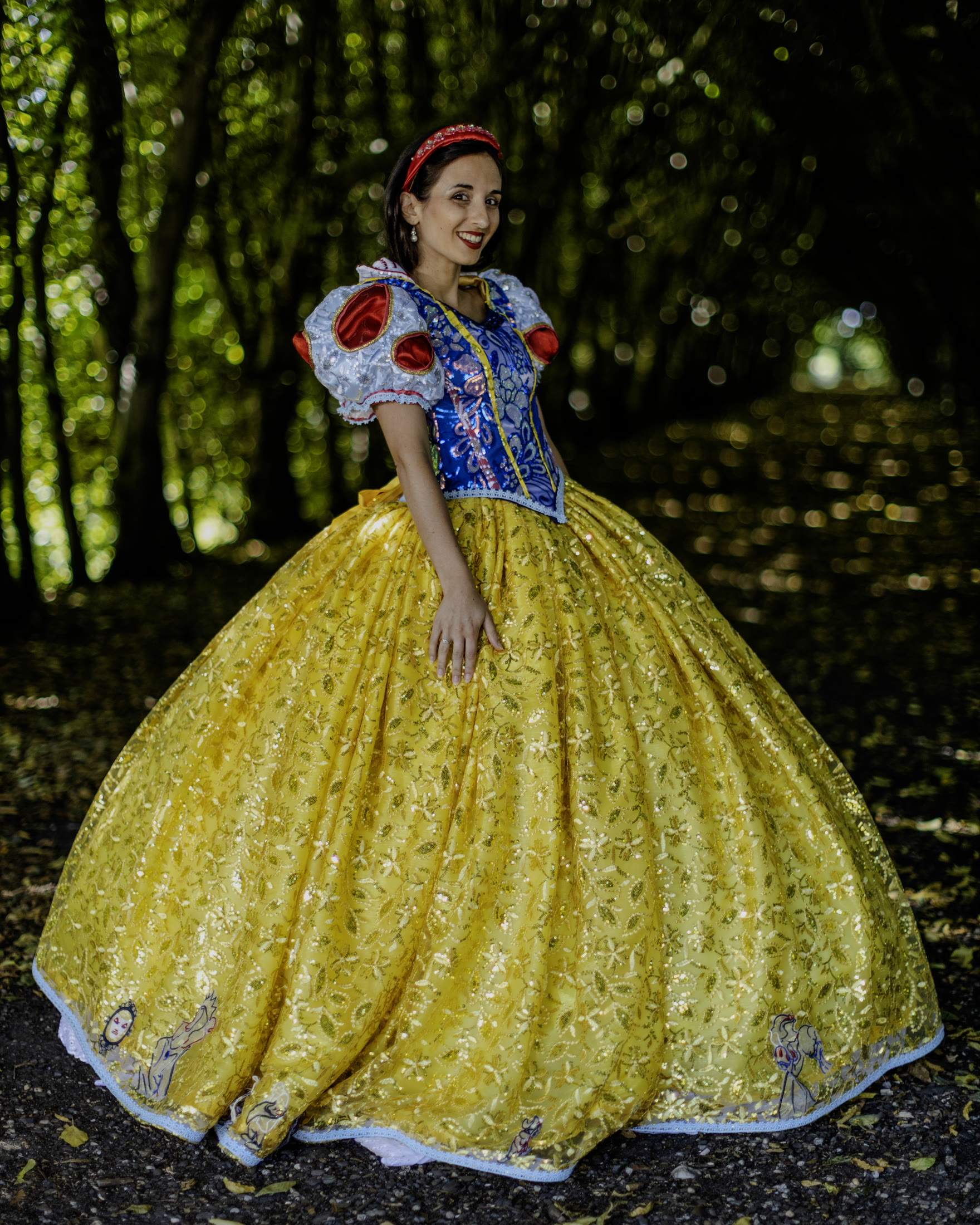 Snow White-inspired couture gown by Chez Sophie